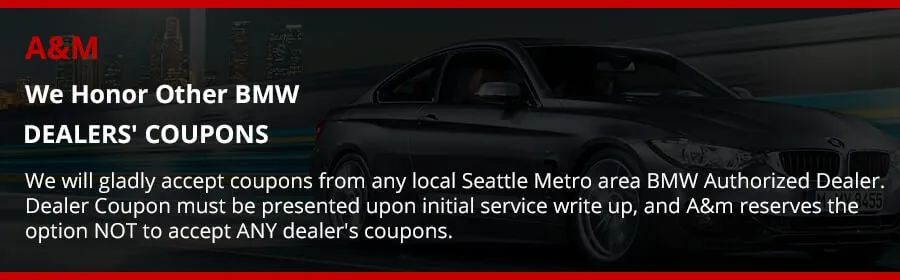 Check out our Specials in Bellevue, WA A&M | Auto Repair Bellevue